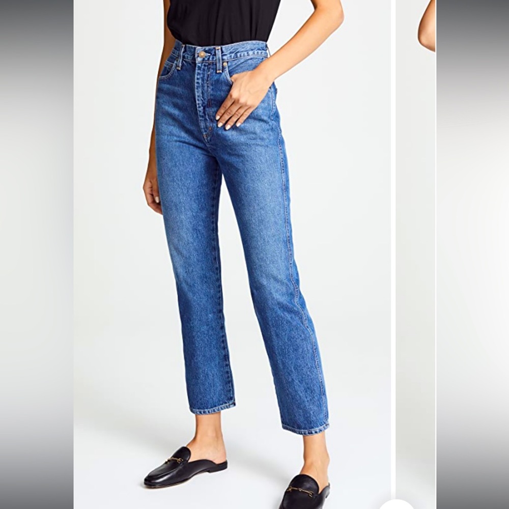 Pinch Waist High Rise Kick Jeans Size 28